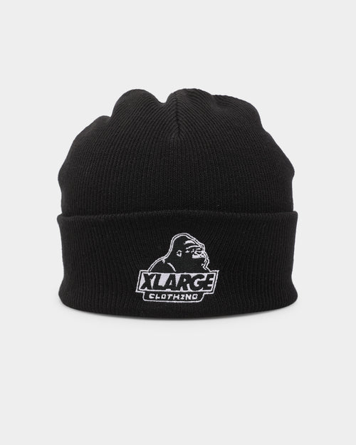 XLARGE Slanted Logo Beanie Black