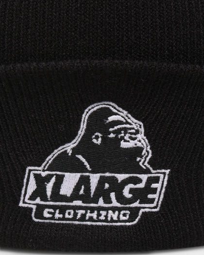 XLARGE Slanted Logo Beanie Black