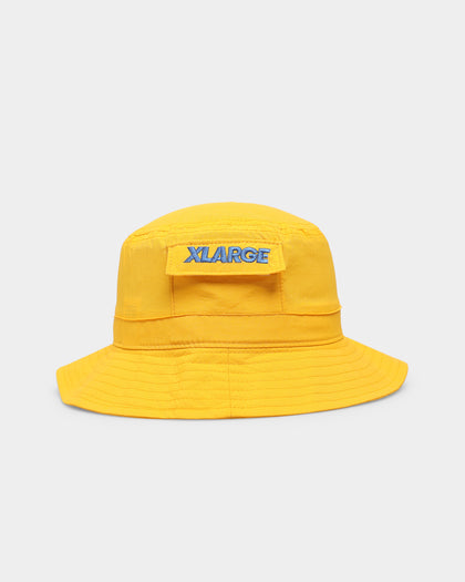 X-LARGE Nylon Stash Bucket Hat Orange/Blue