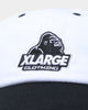 XLARGE Slanted Logo Snapback Black/White