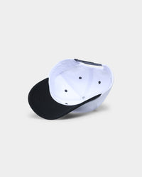 XLARGE Slanted Logo Snapback Black/White