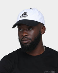 XLARGE Slanted Logo Snapback Black/White