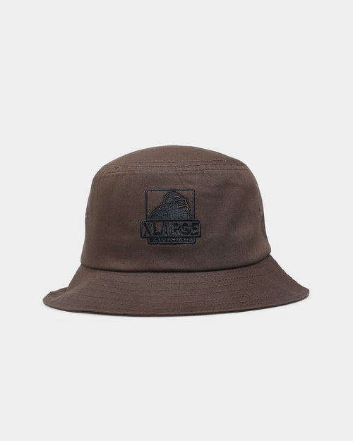 X LARGE 91 Bucket Hat Brown/Black