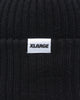 X-Large Ribbed Beanie Black