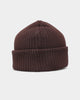 X-Large Ribbed Beanie Brown