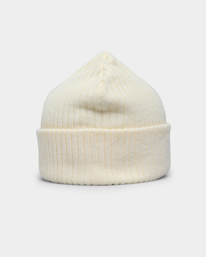 X-Large Ribbed Beanie Natural
