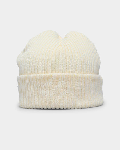 X-Large Ribbed Beanie Natural