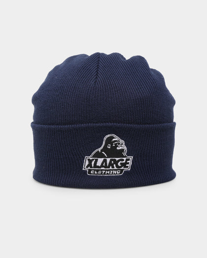 XLARGE Slanted Logo Beanie Dusty Blue