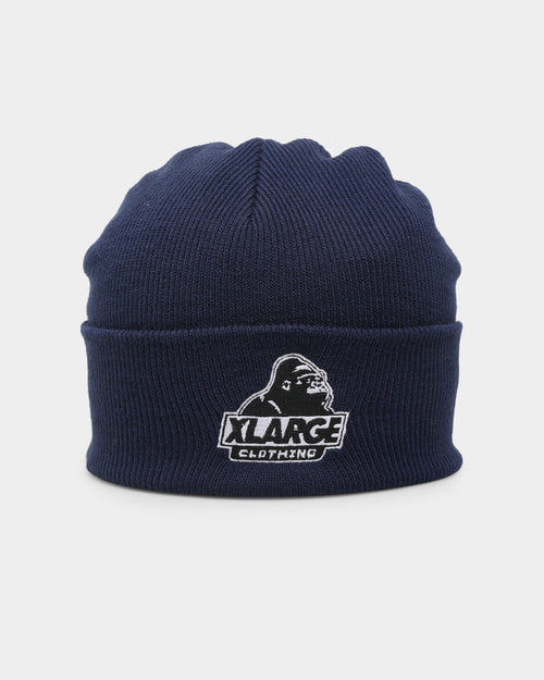 XLARGE Slanted Logo Beanie Dusty Blue