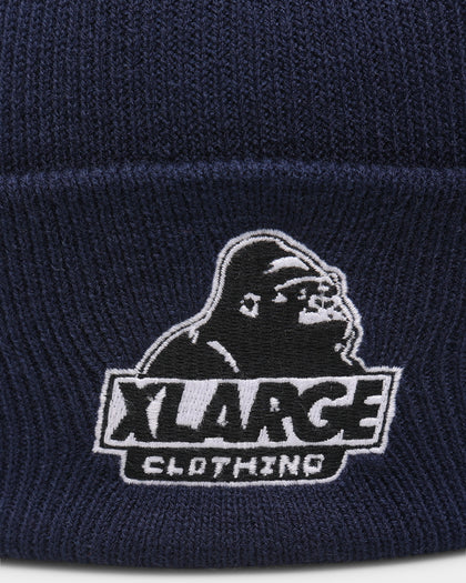 XLARGE Slanted Logo Beanie Dusty Blue