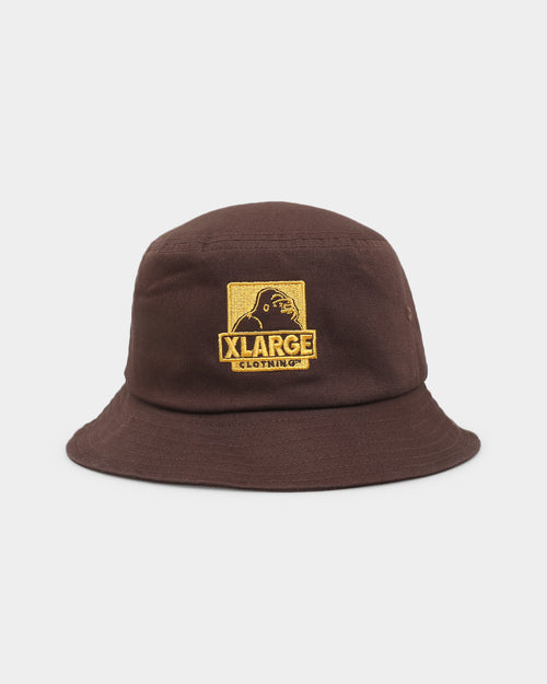 X-Large 91 Bucket Hat Chocolate/Gold