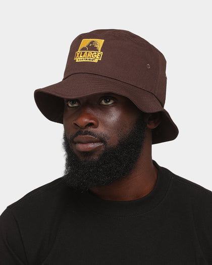 X-Large 91 Bucket Hat Chocolate/Gold