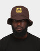 X-Large 91 Bucket Hat Chocolate/Gold