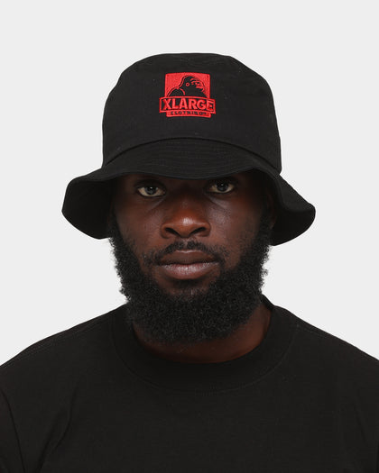 X-Large 91 Bucket Hat Black/Red