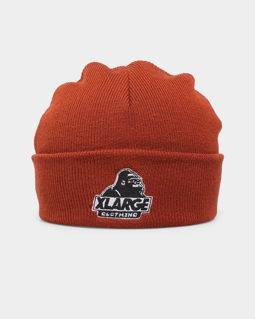XLARGE Slanted Logo Beanie Rust