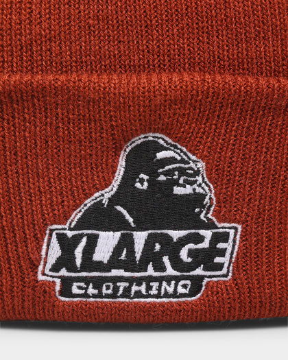 XLARGE Slanted Logo Beanie Rust