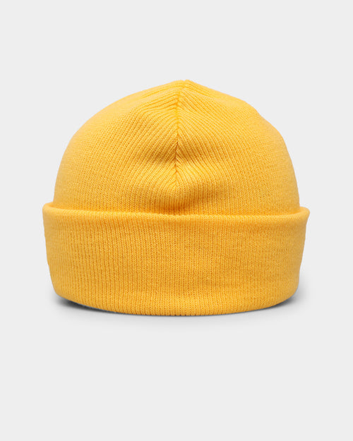XLARGE Slanted Logo Beanie Yellow