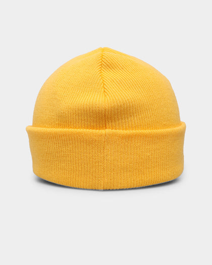 XLARGE Slanted Logo Beanie Yellow
