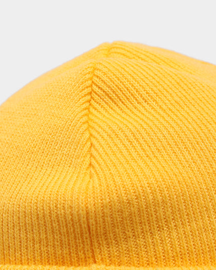 XLARGE Slanted Logo Beanie Yellow