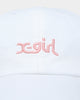 X-Girl Women's Mills Logo Cap White