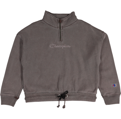 Champion Rev Weave Garment Dye Quarter Zip Pullover Lady Brunette