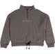 Champion Rev Weave Garment Dye Quarter Zip Pullover Lady Brunette