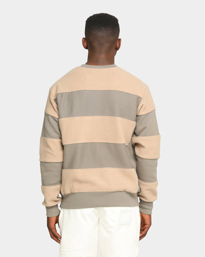 Champion Rev Weave Panel Stripe Crew Gizmo