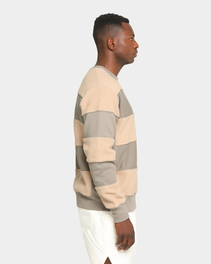 Champion Rev Weave Panel Stripe Crew Gizmo