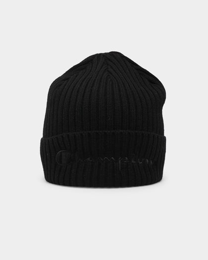 Champion C Life Tonal Rib Beanie Black