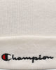 Champion C Life Script Beanie Chalk White