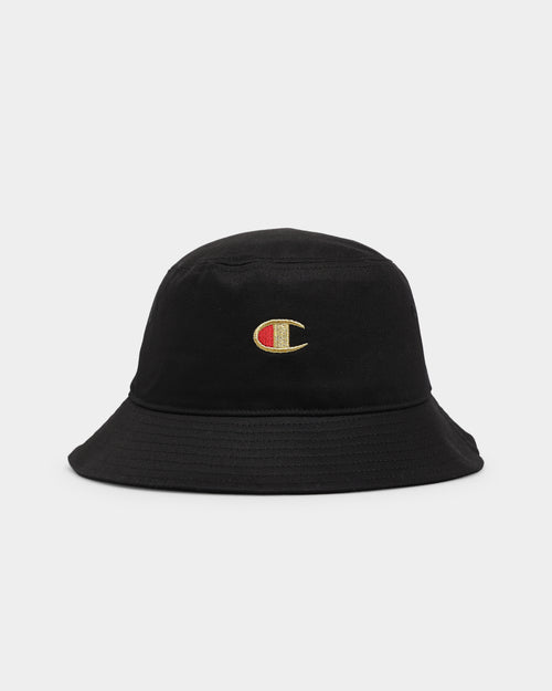 Champion C Logo Bucket Hat Black/Gold