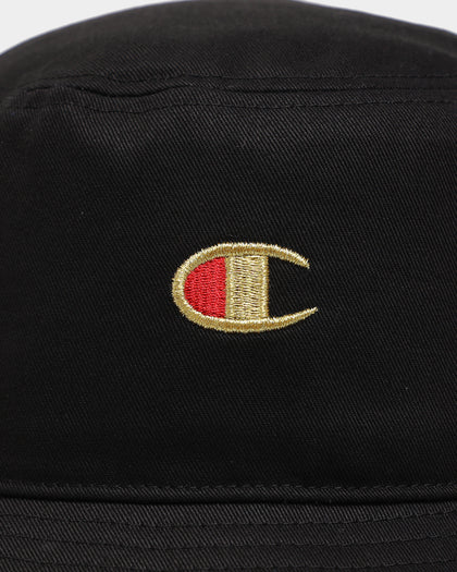 Champion C Logo Bucket Hat Black/Gold