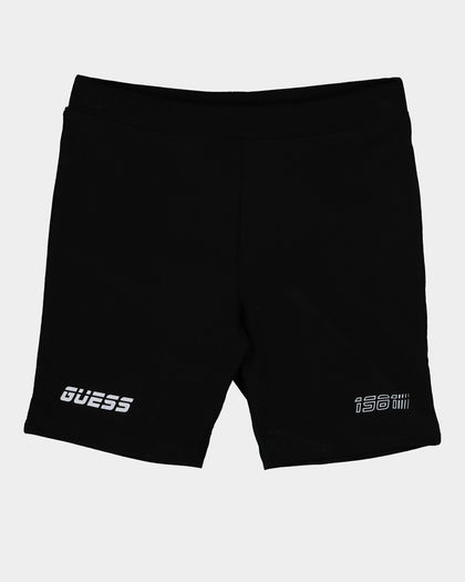 Guess Mainline Kid's Active Shorts Jet Black