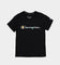 Champion Kids' Foil Script T-Shirt Black/Silver