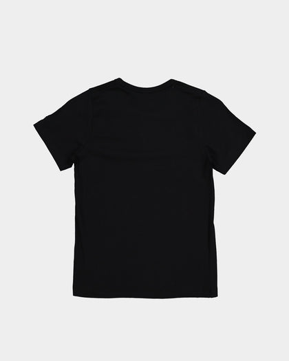 Champion Kids' Foil Script T-Shirt Black/Silver