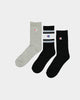 Champion LFS C Crew Socks 3 Pack White/Black