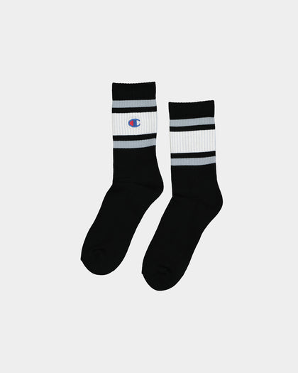Champion LFS C Crew Socks 3 Pack White/Black