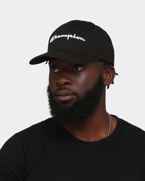 Champion Script Strapback Black
