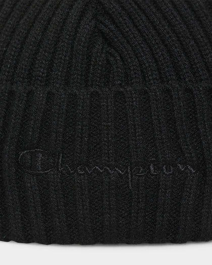 Champion LFS Short Rib Beanie Black