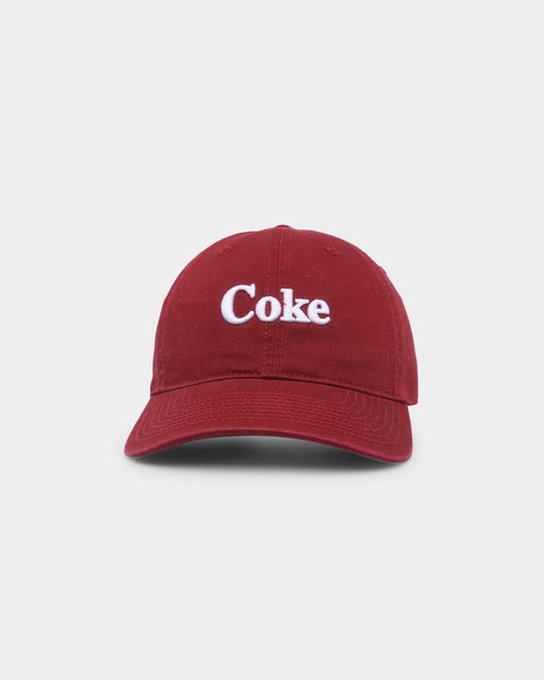 American Needle Coke Iconic Ball Park Strapback Maroon