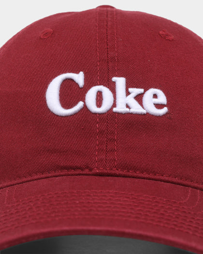 American Needle Coke Iconic Ball Park Strapback Maroon