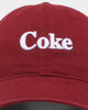 American Needle Coke Iconic Ball Park Strapback Maroon