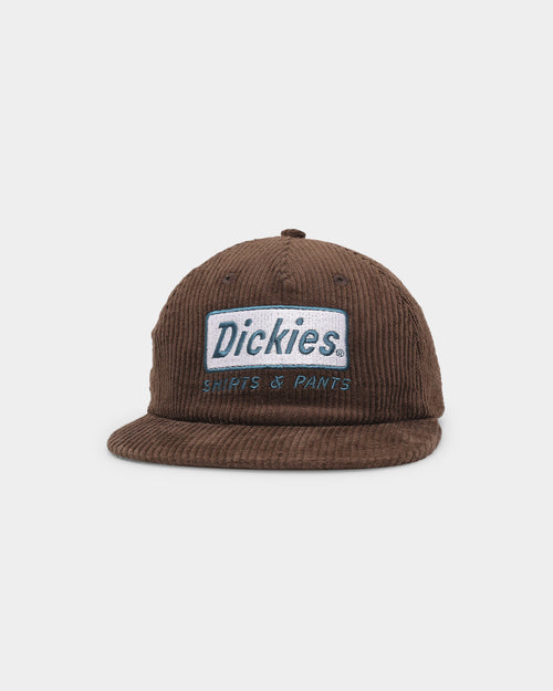 Dickies Hustle Unstructured 5 Panel Strapback Chestnut