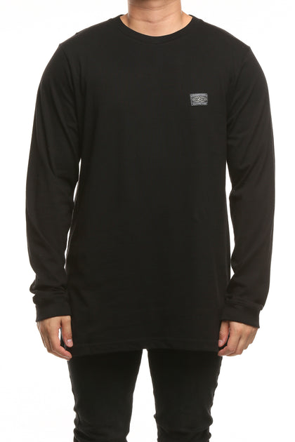 Lower X Culture Kings Globalist QRS LS Tee Black