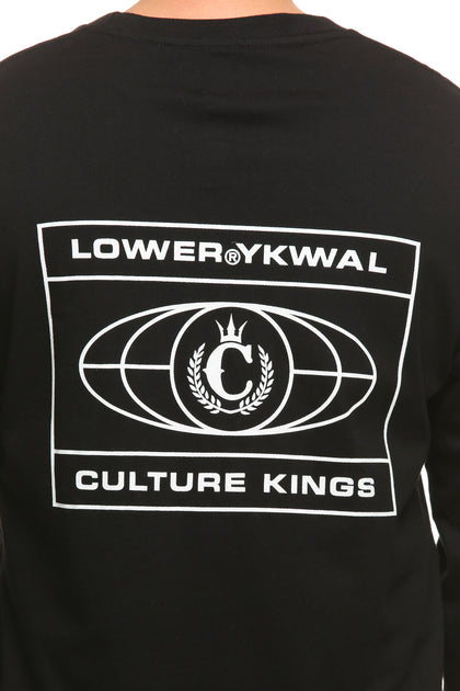 Lower X Culture Kings Globalist QRS LS Tee Black