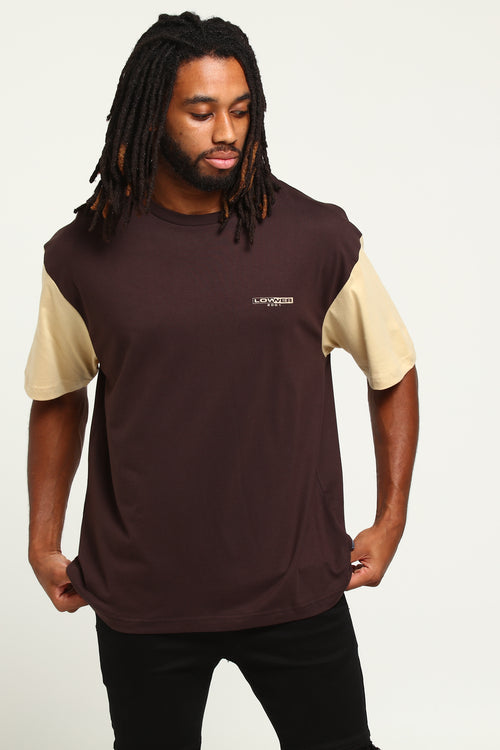 Lower Box Tee Luchini Brown/Beige/Gold