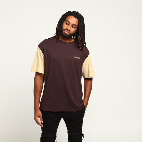 Lower Box Tee Luchini Brown/Beige/Gold