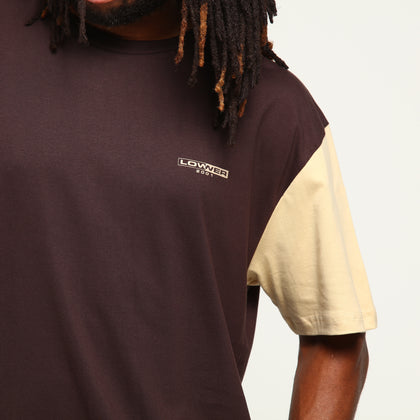 Lower Box Tee Luchini Brown/Beige/Gold