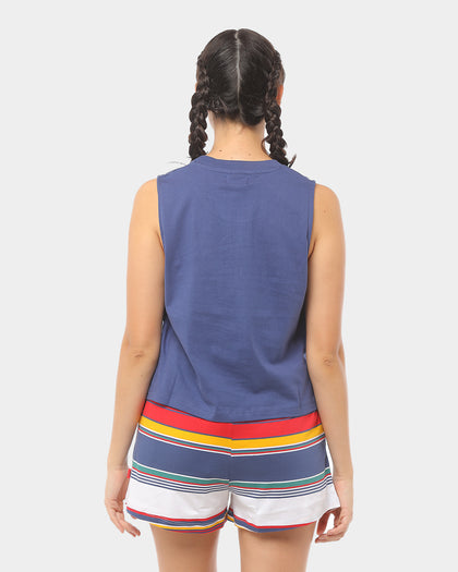 Lower Women's Applebox Crop Tank Blue