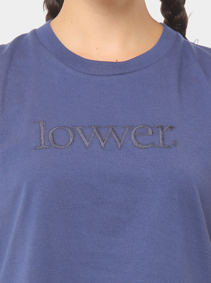 Lower Women's Applebox Crop Tank Blue